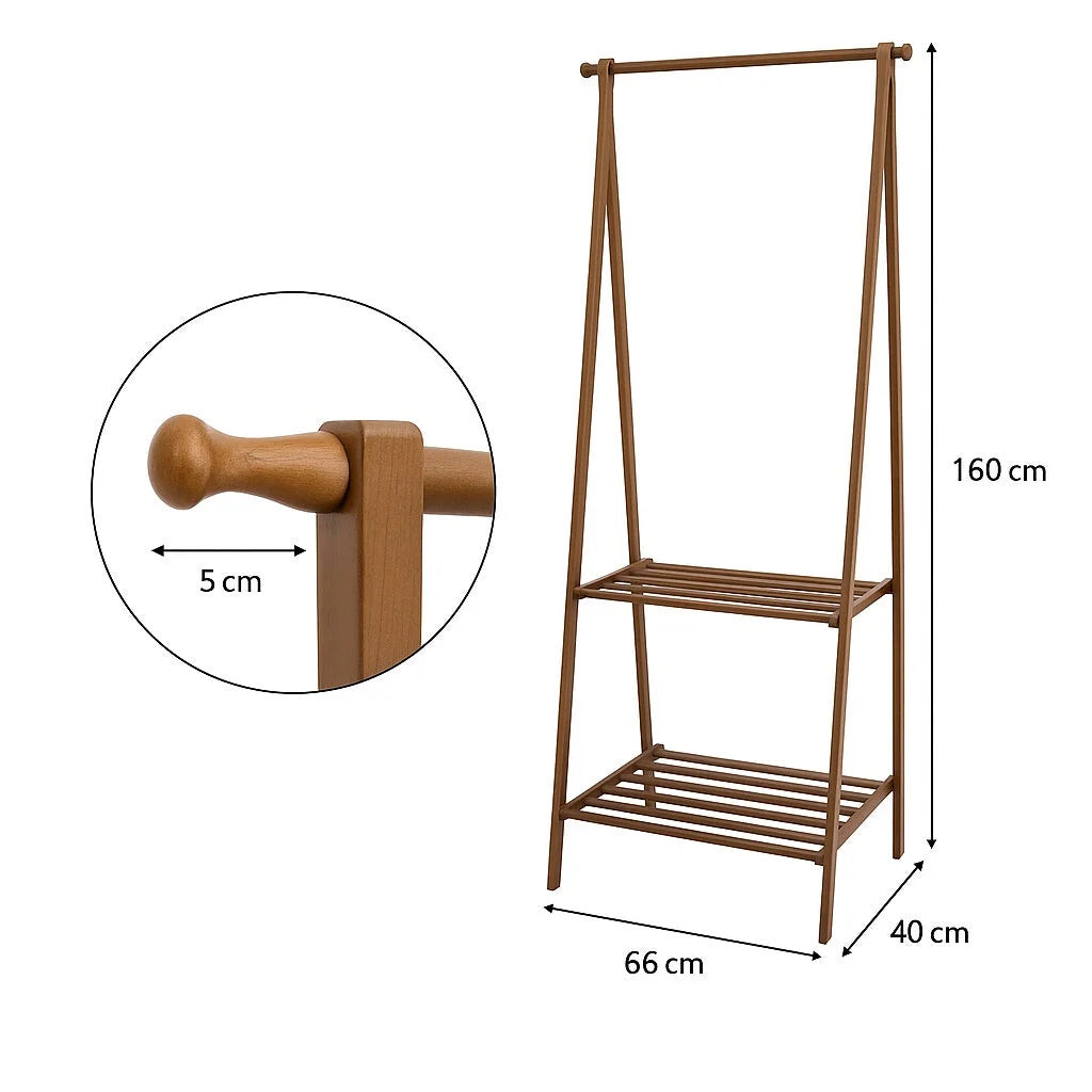 Chevalet Porte Vêtement Bois disponible sur Mon Portant Vetement