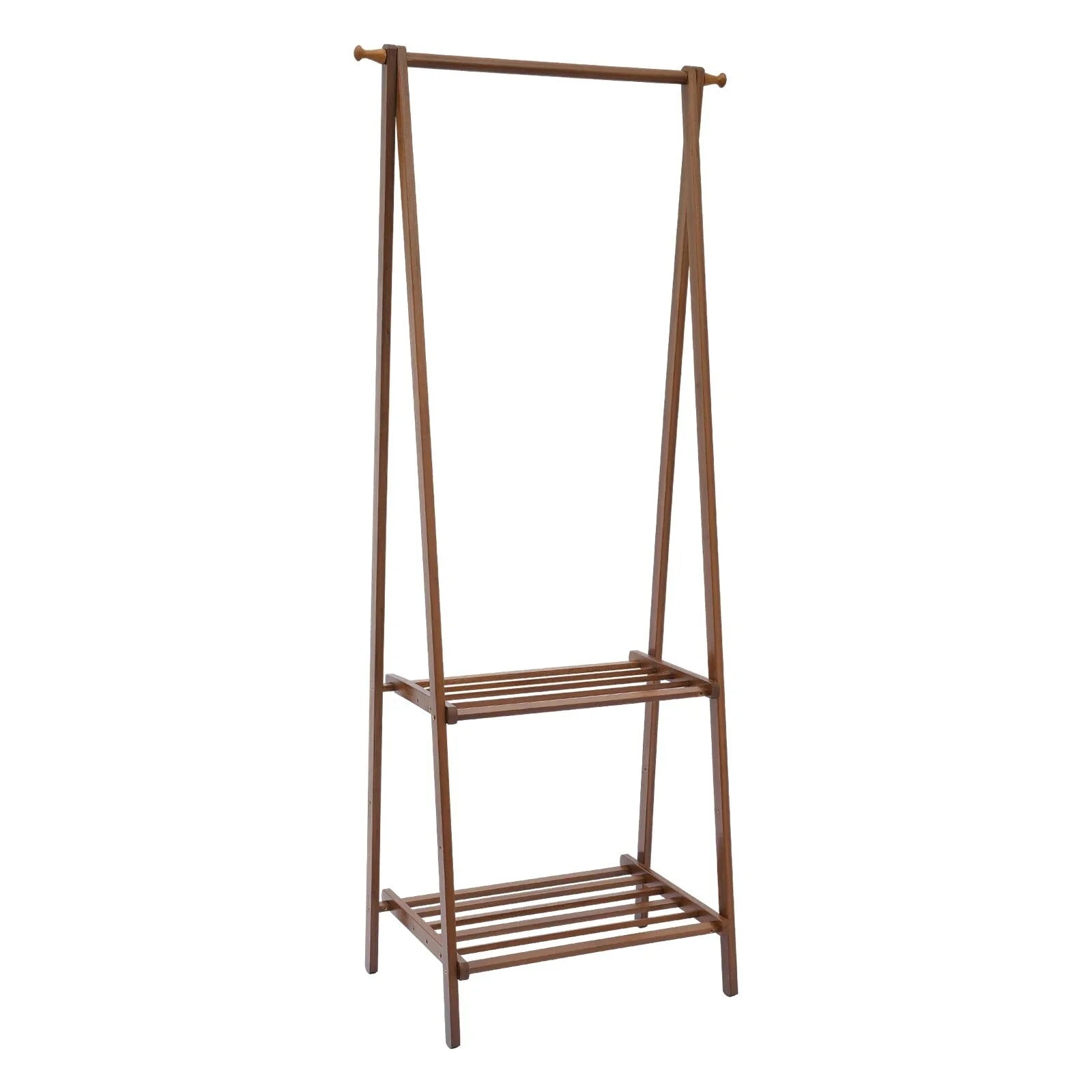 Chevalet Porte Vêtement Bois Terre Brune disponible sur Mon Portant Vetement