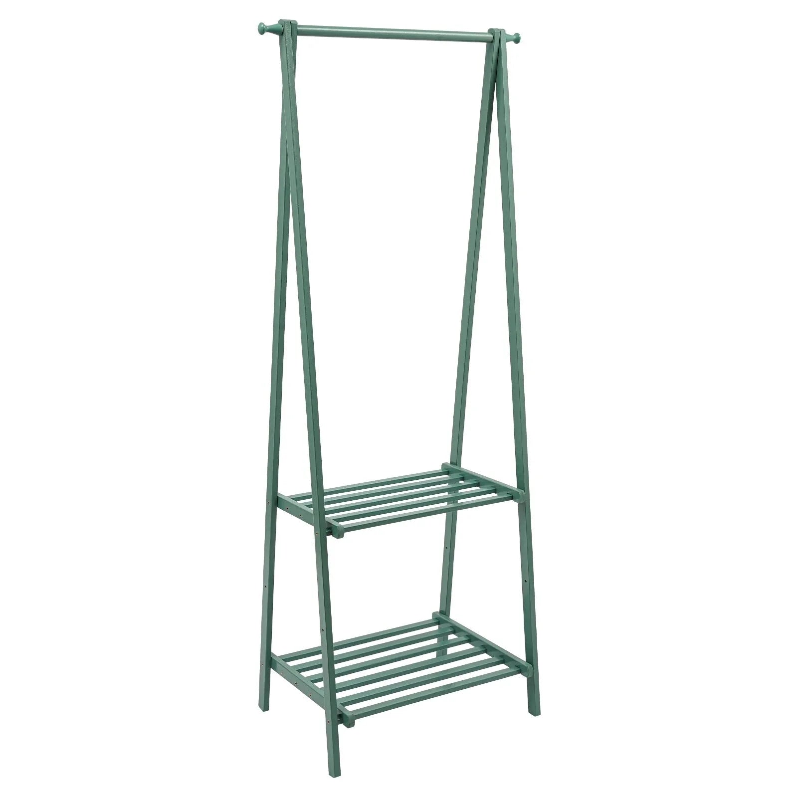 Chevalet Porte Vêtement Bois Vert Sauvage disponible sur Mon Portant Vetement