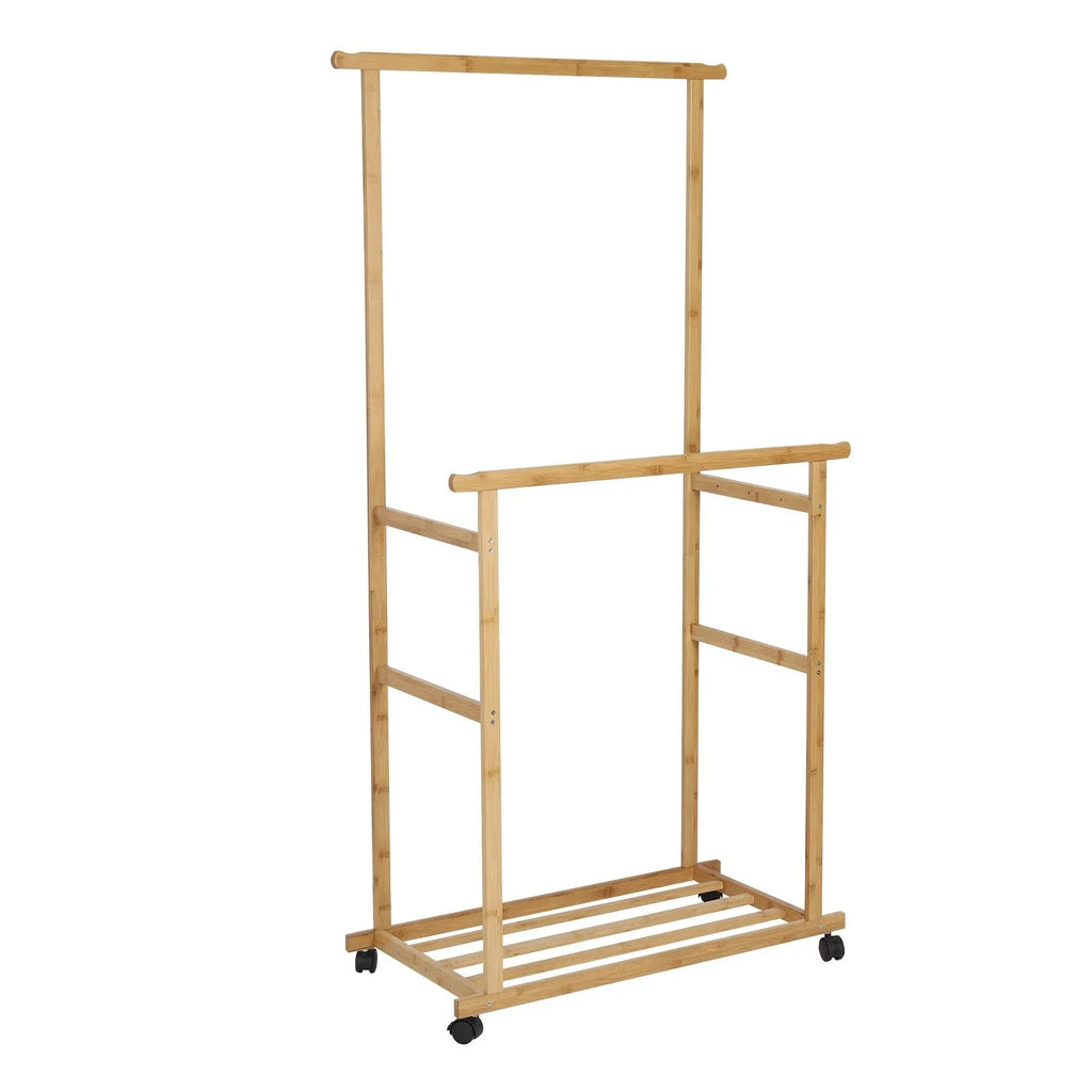 Double Portant Vêtement Bois disponible sur Mon Portant Vetement