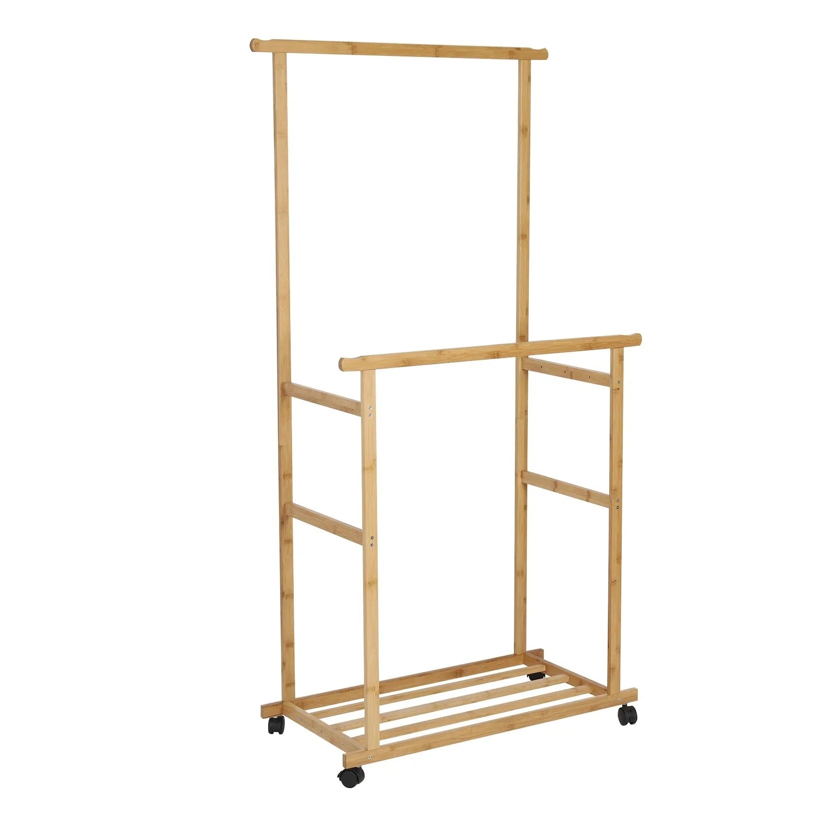 Double Portant Vêtement Bois disponible sur Mon Portant Vetement