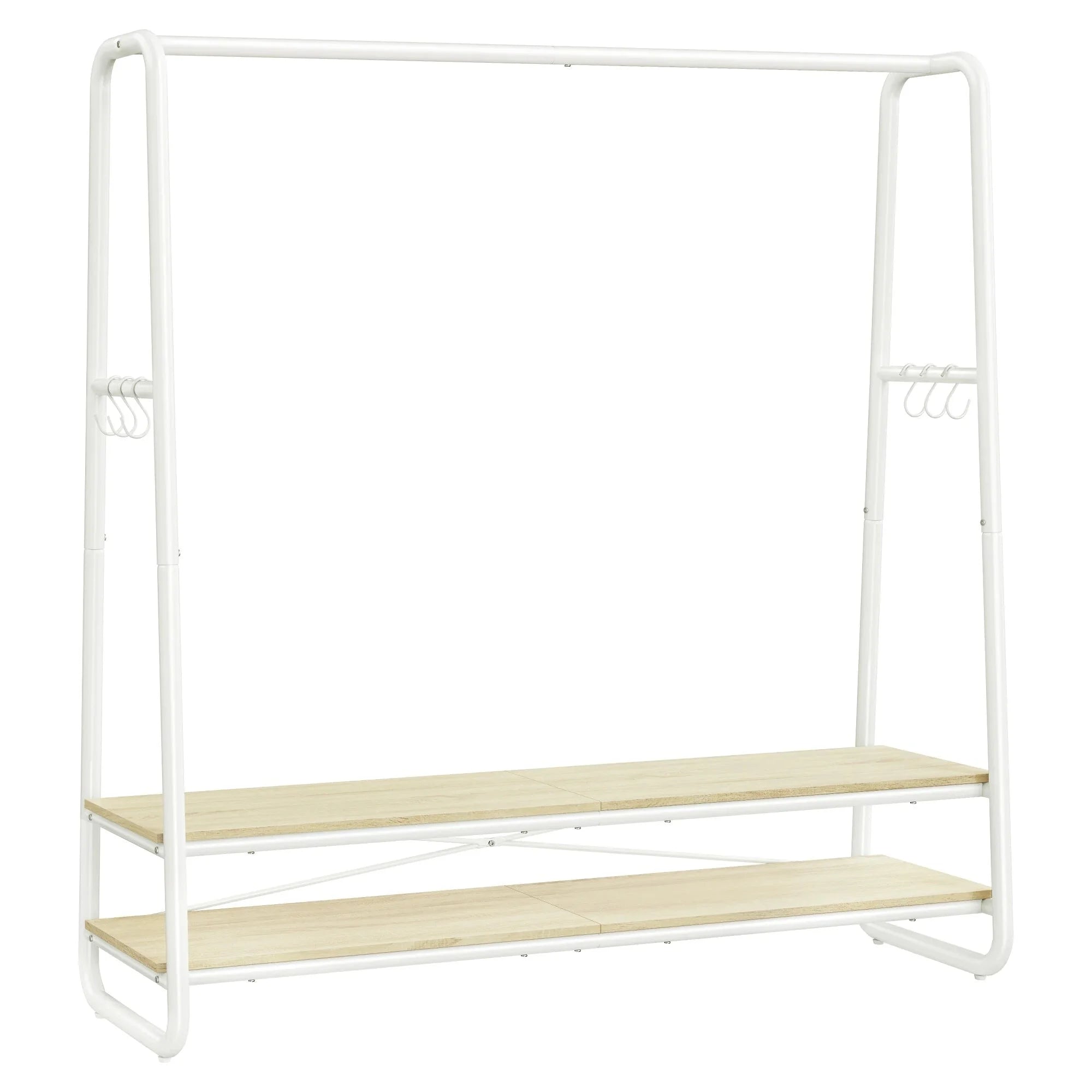 Meuble Portant Vêtement Blanc & Sable disponible sur Mon Portant Vetement