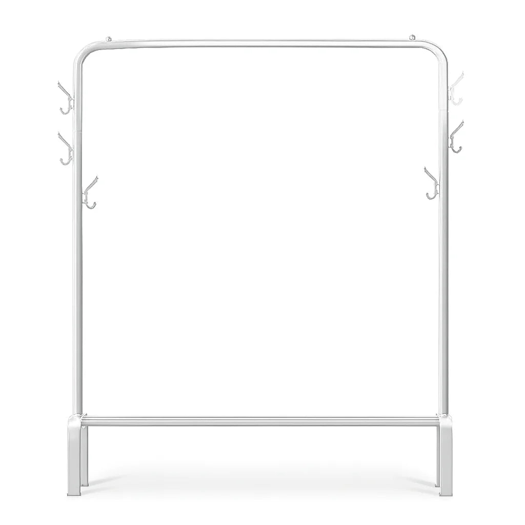 Portant Magasin Vêtement Blanc Polaire disponible sur My Store