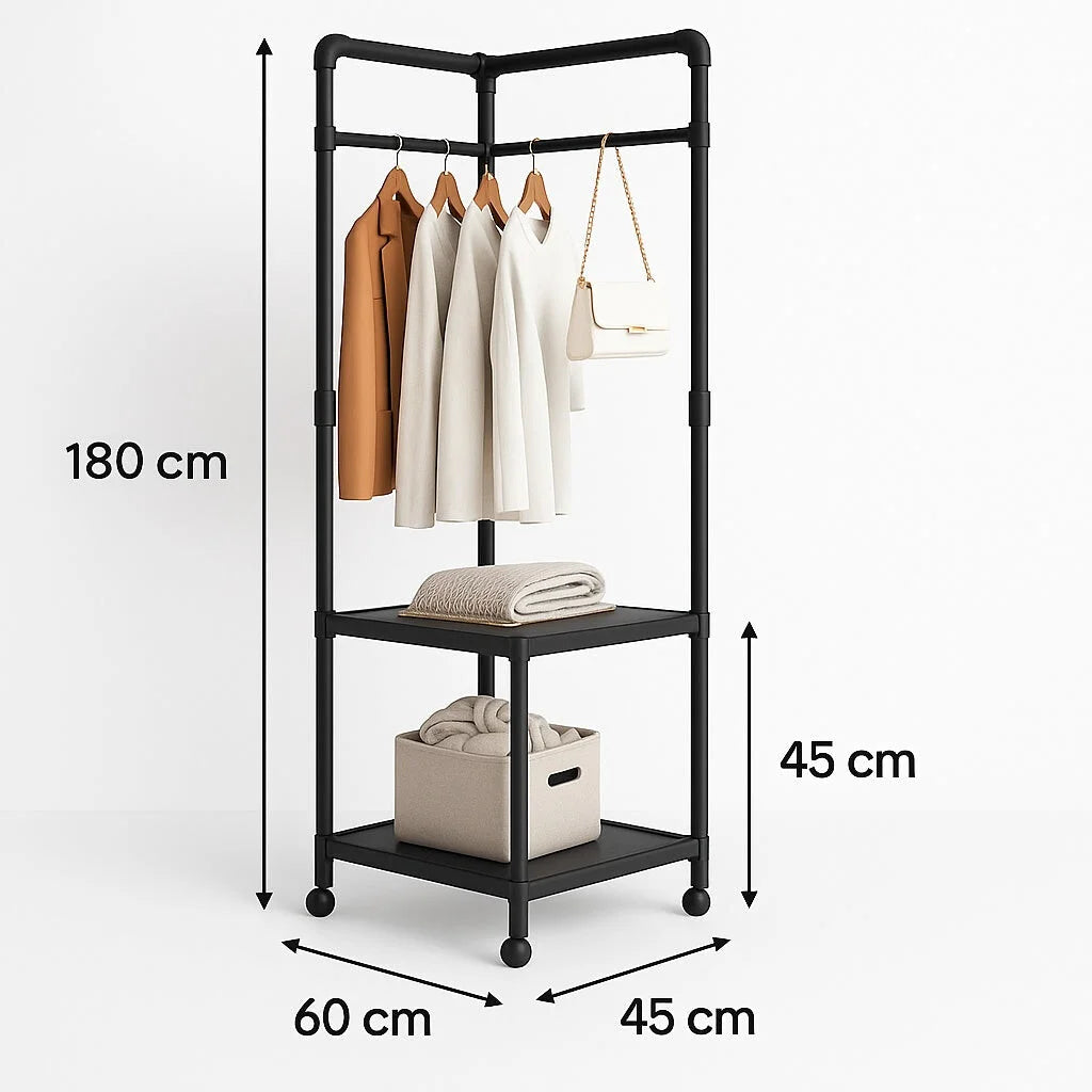 Portant Vêtement avec Etagère disponible sur Mon Portant Vetement