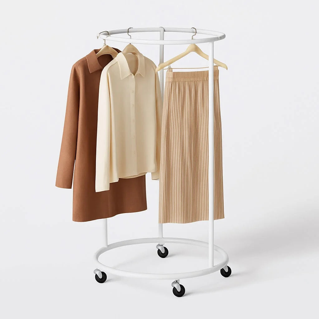 Portant Vêtement Boutique Blanc Polaire disponible sur Mon Portant Vetement