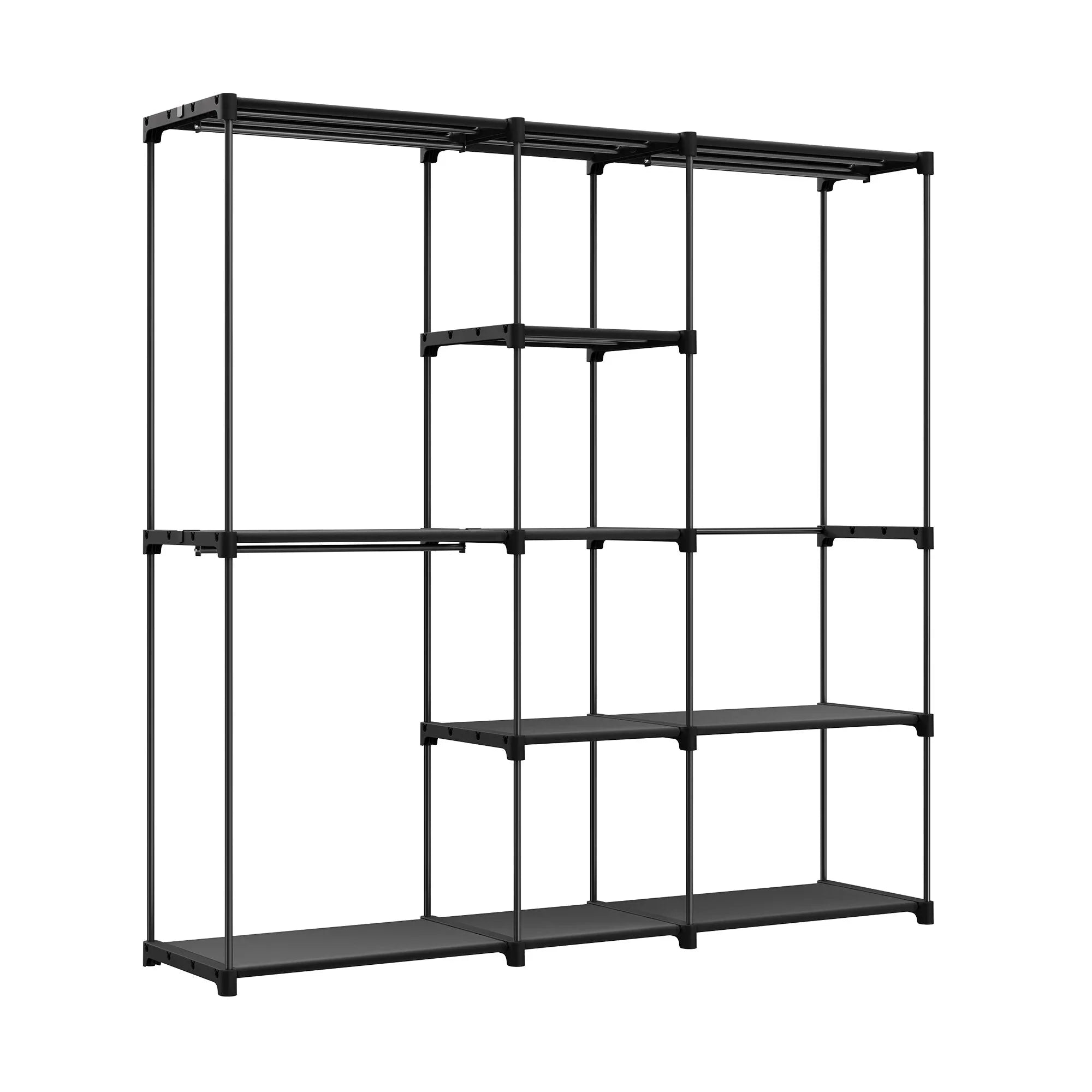 Portant Vêtement Plastique Noir Onyx disponible sur Mon Portant Vetement