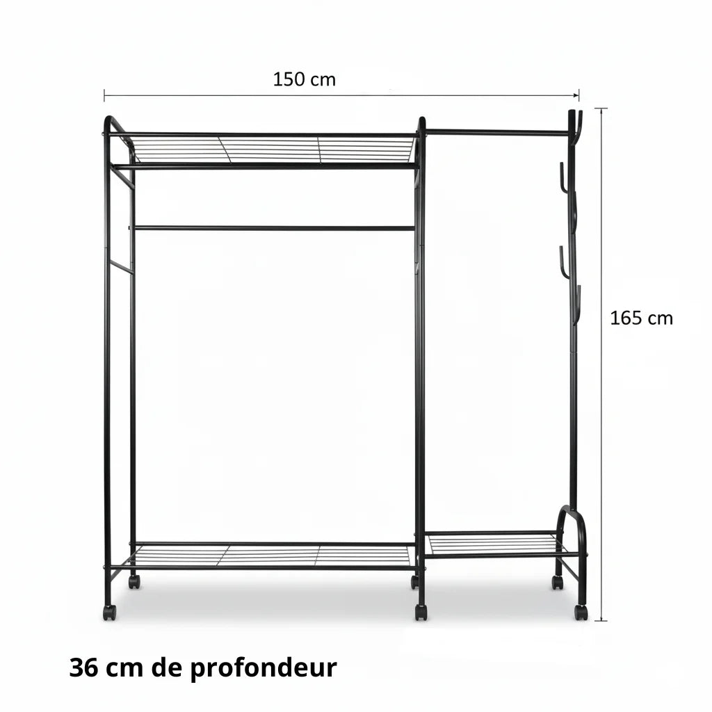 Portant Vêtement XXL disponible sur My Store
