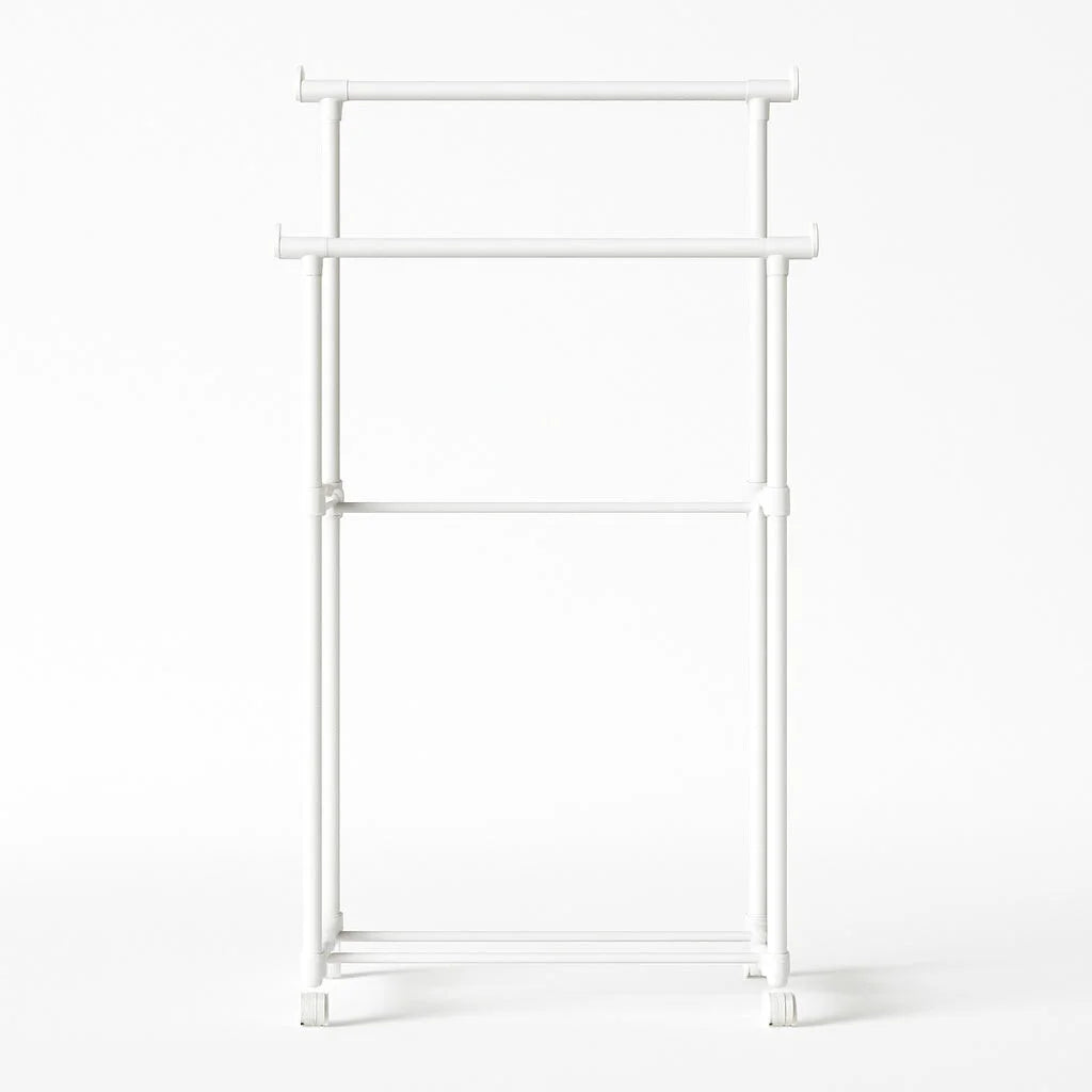 Porte Cintres sur Pied Simple Blanc disponible sur Mon Portant Vetement
