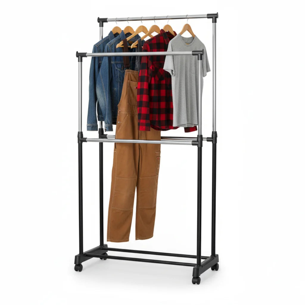 Rack à Vêtements Double disponible sur Mon Portant Vetement
