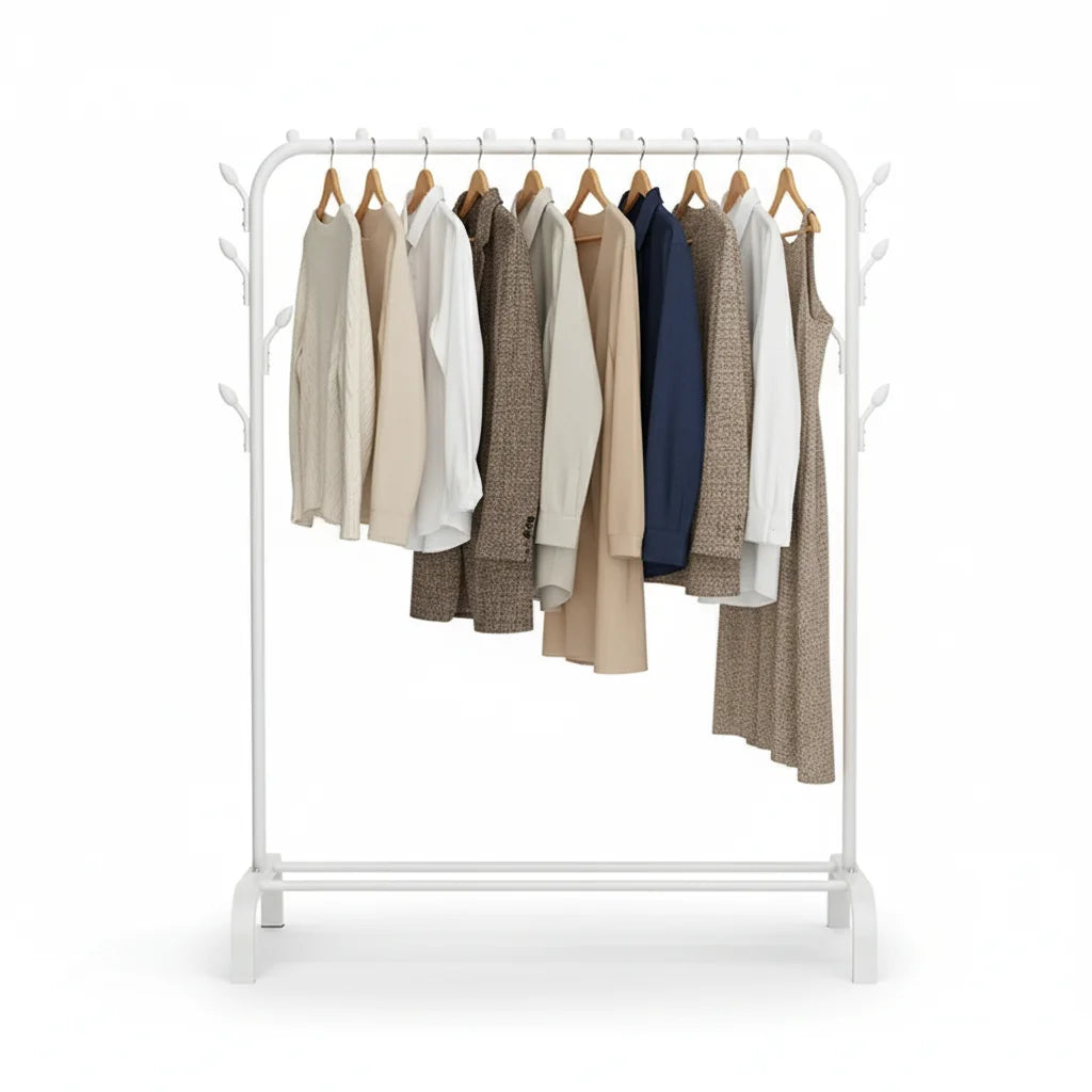 Rail à Vêtements Blanc Polaire disponible sur Mon Portant Vetement